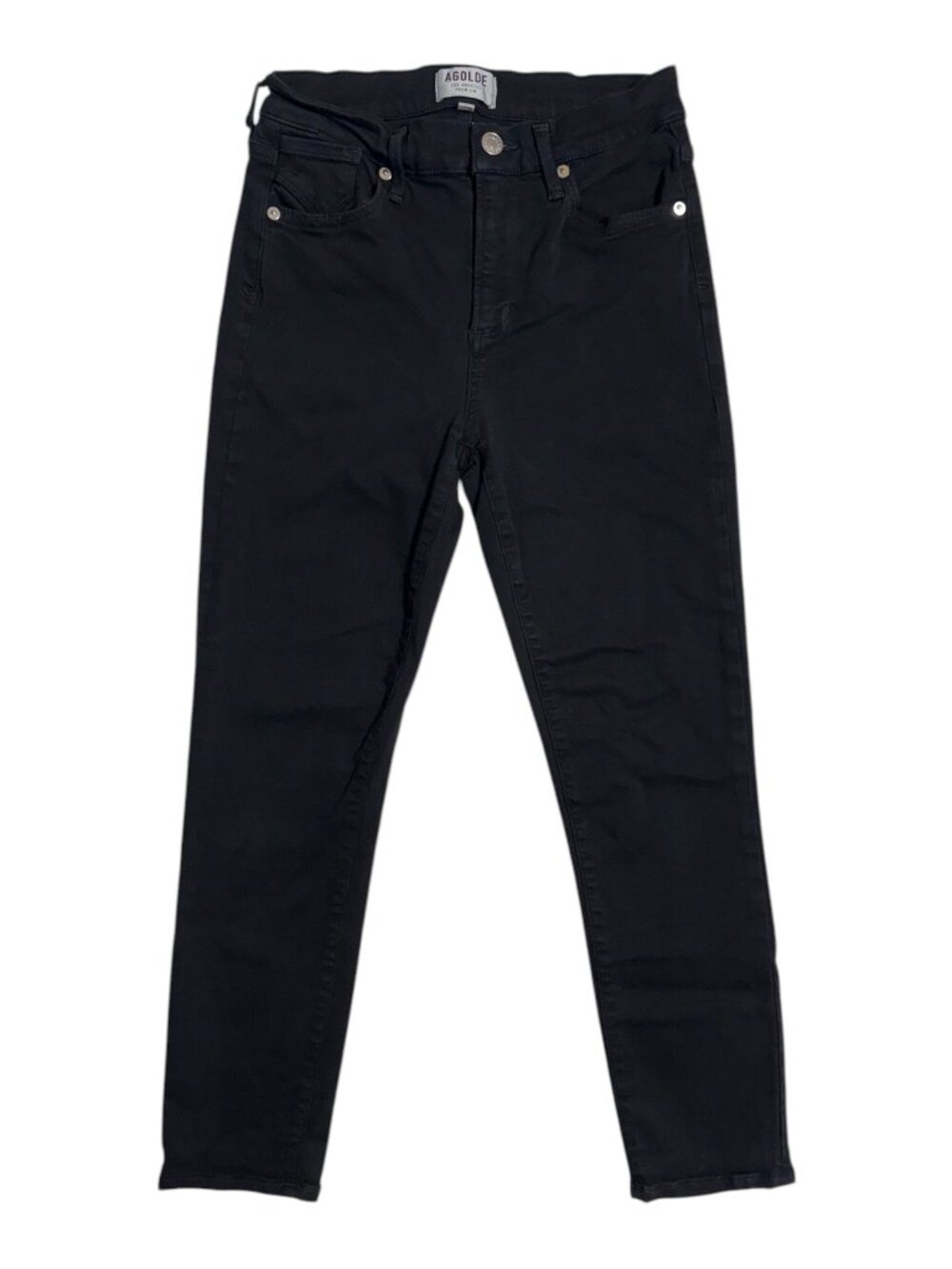 AGOLDE Los Angeles Premium Black Denim Jeans (24)